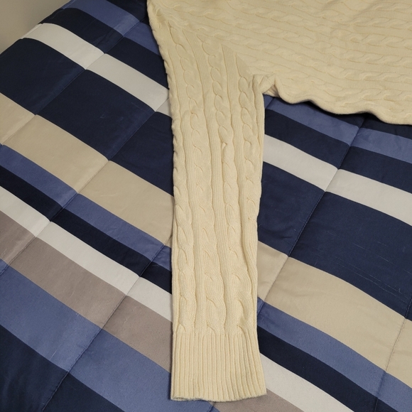 Polo Ralph Lauren Sweater- Men's Big & Tall Size 4XLT- Cream - Picture 5 of 10